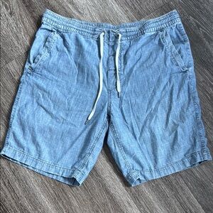 Polo by Ralph Lauren Blue Linen Shorts Relaxed Fit